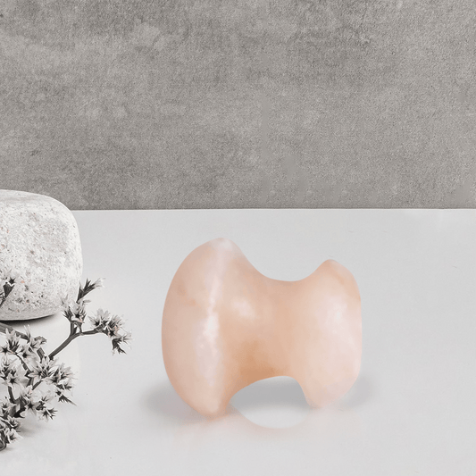 100% Pure Himalayan Salt Mushroom Face Massager - aqueous.
