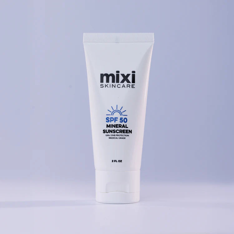 Mixi SPF50 - Mineral Sunscreen - aqueous.